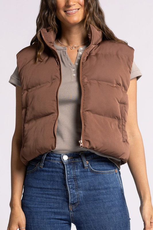 The Issey Vest | Cappuccino