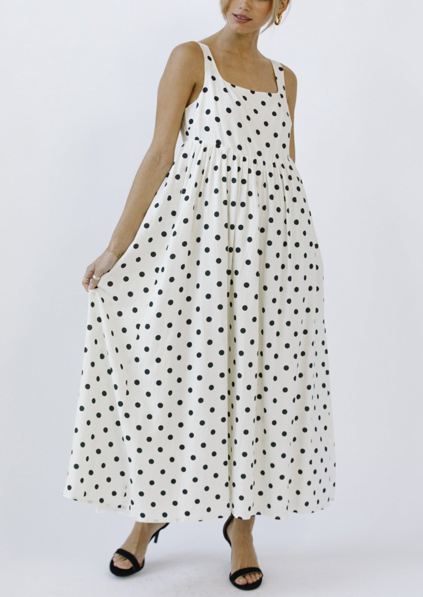 Feelin' Dotty Midi Dress