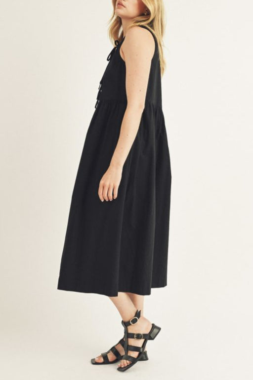Tied Up Right Now Midi Dress