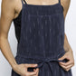 Midnight Frost Wide Leg Overalls