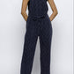 Midnight Frost Wide Leg Overalls