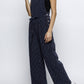 Midnight Frost Wide Leg Overalls