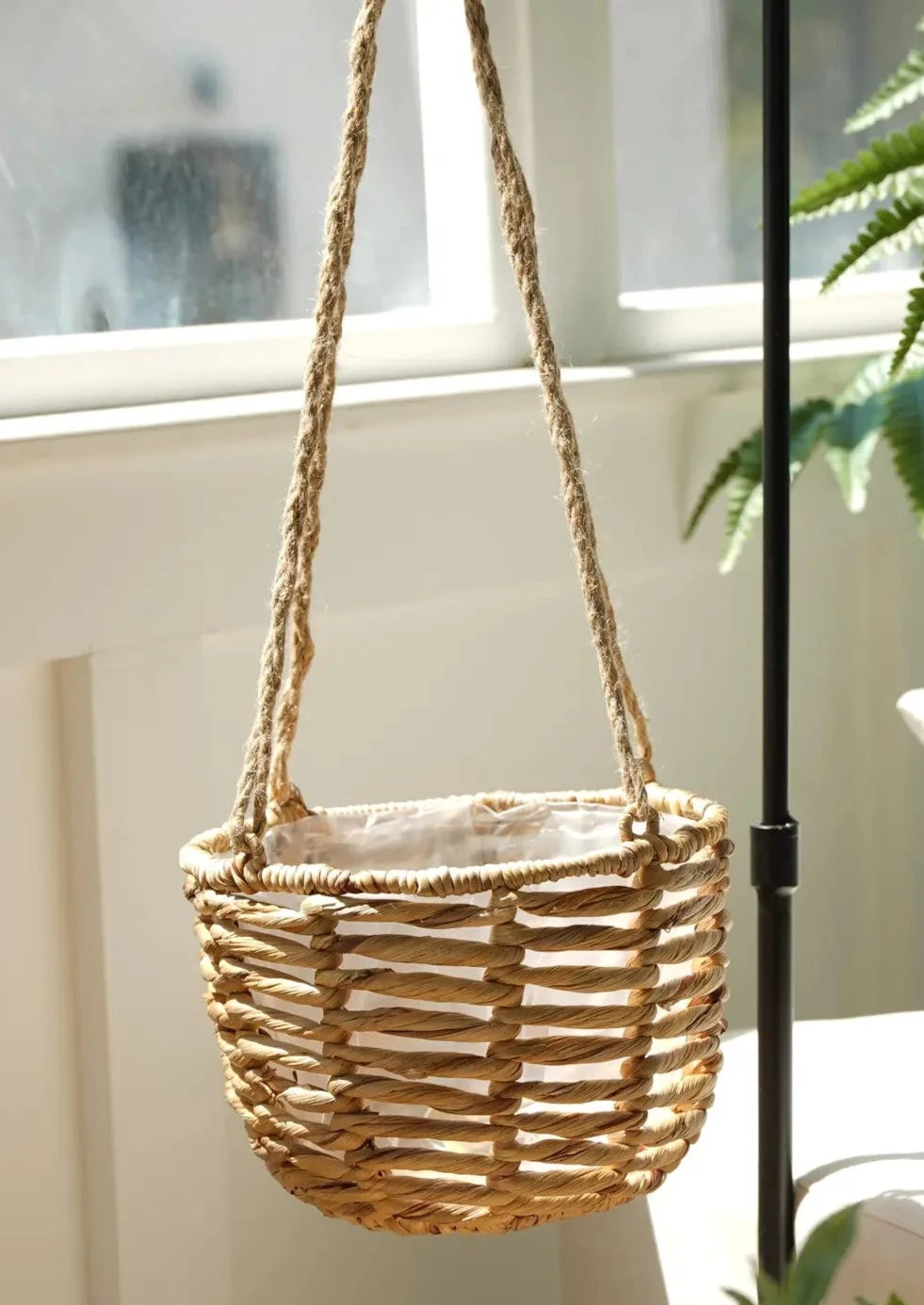 hay hanging planter Hanging Water Hyacinth Planter – NAVA