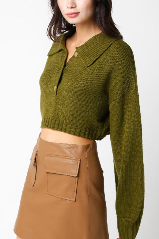 Sadie Henley Sweater | Olive