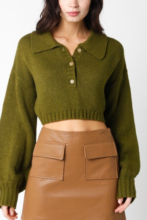 Sadie Henley Sweater | Olive