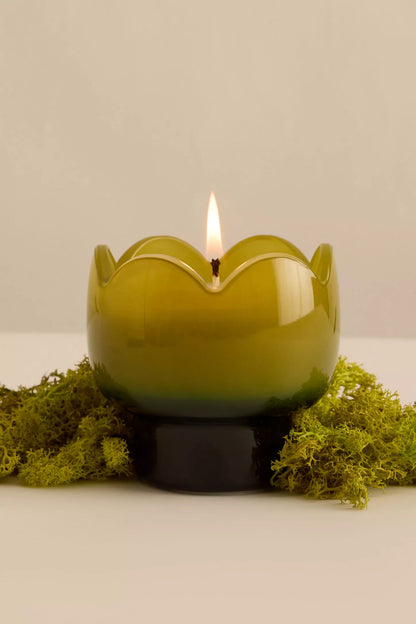 Tulip Glass Candle | Verbena & Lemongrass