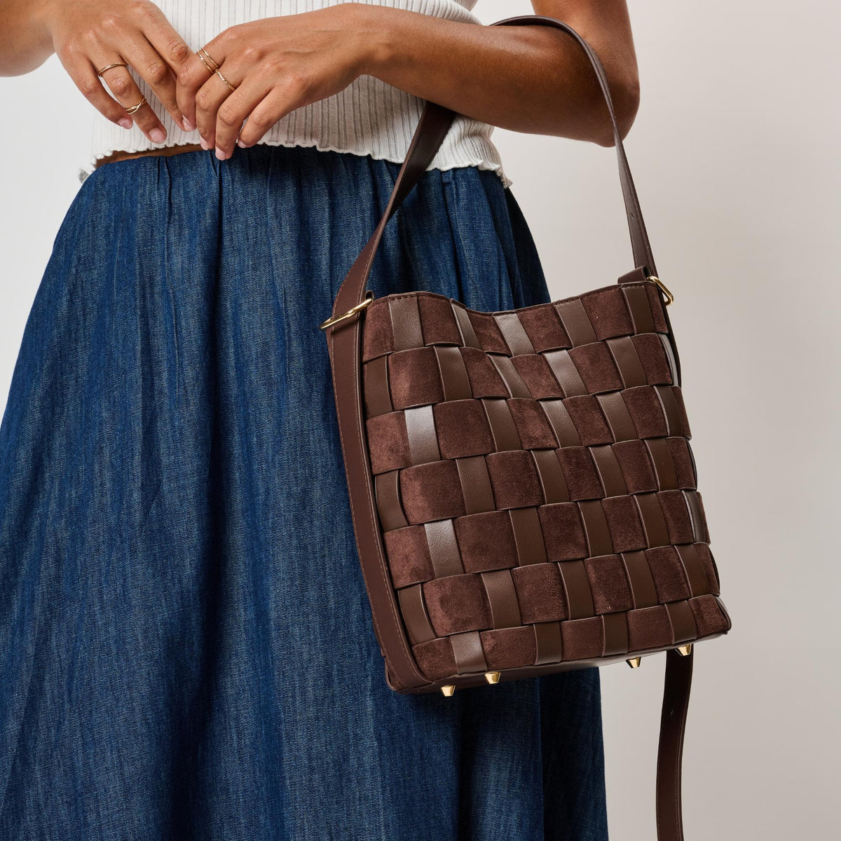 Naomi Bucket Bag | Chocolate