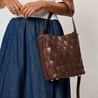 Naomi Bucket Bag | Chocolate