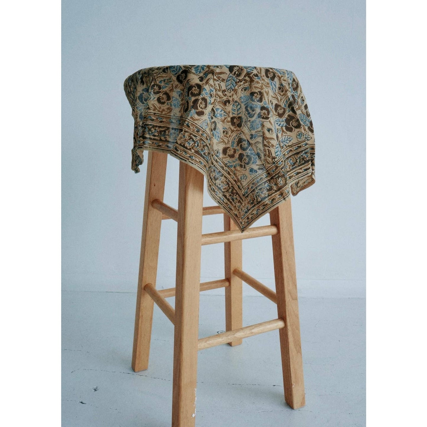 Kalamkari Cotton Bandana | Nightfall