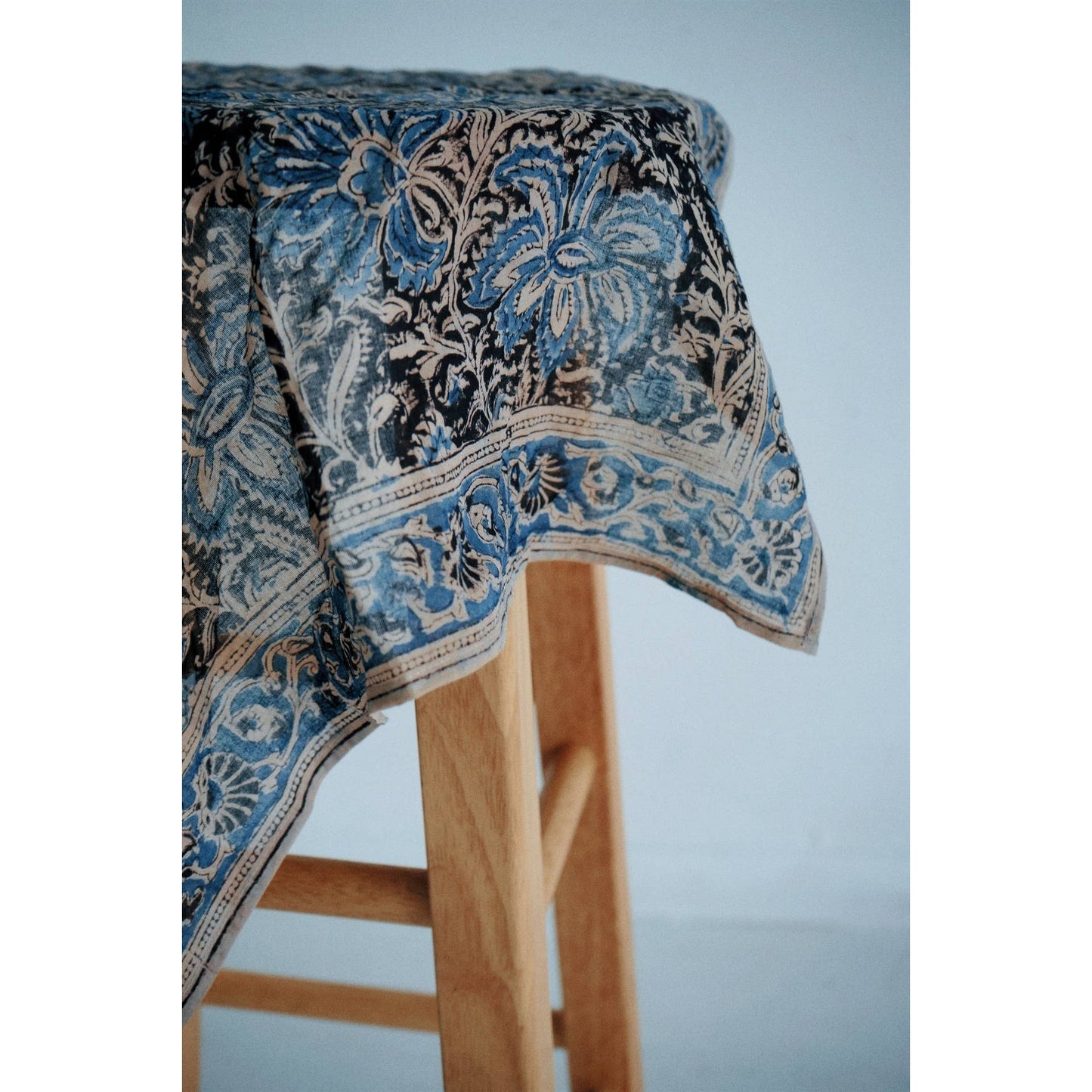 Kalamkari Cotton Bandana | Persian Iris