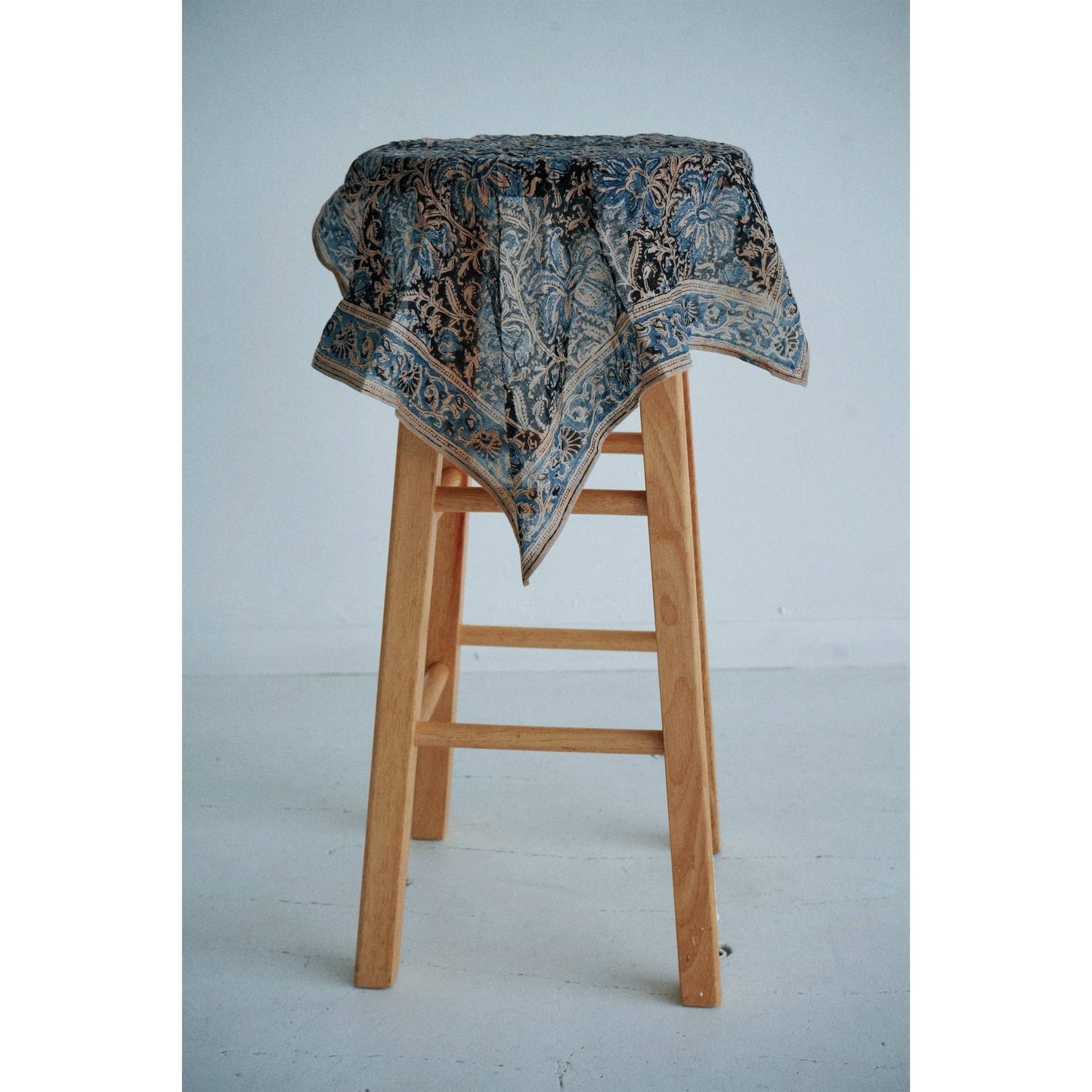 Kalamkari Cotton Bandana | Persian Iris