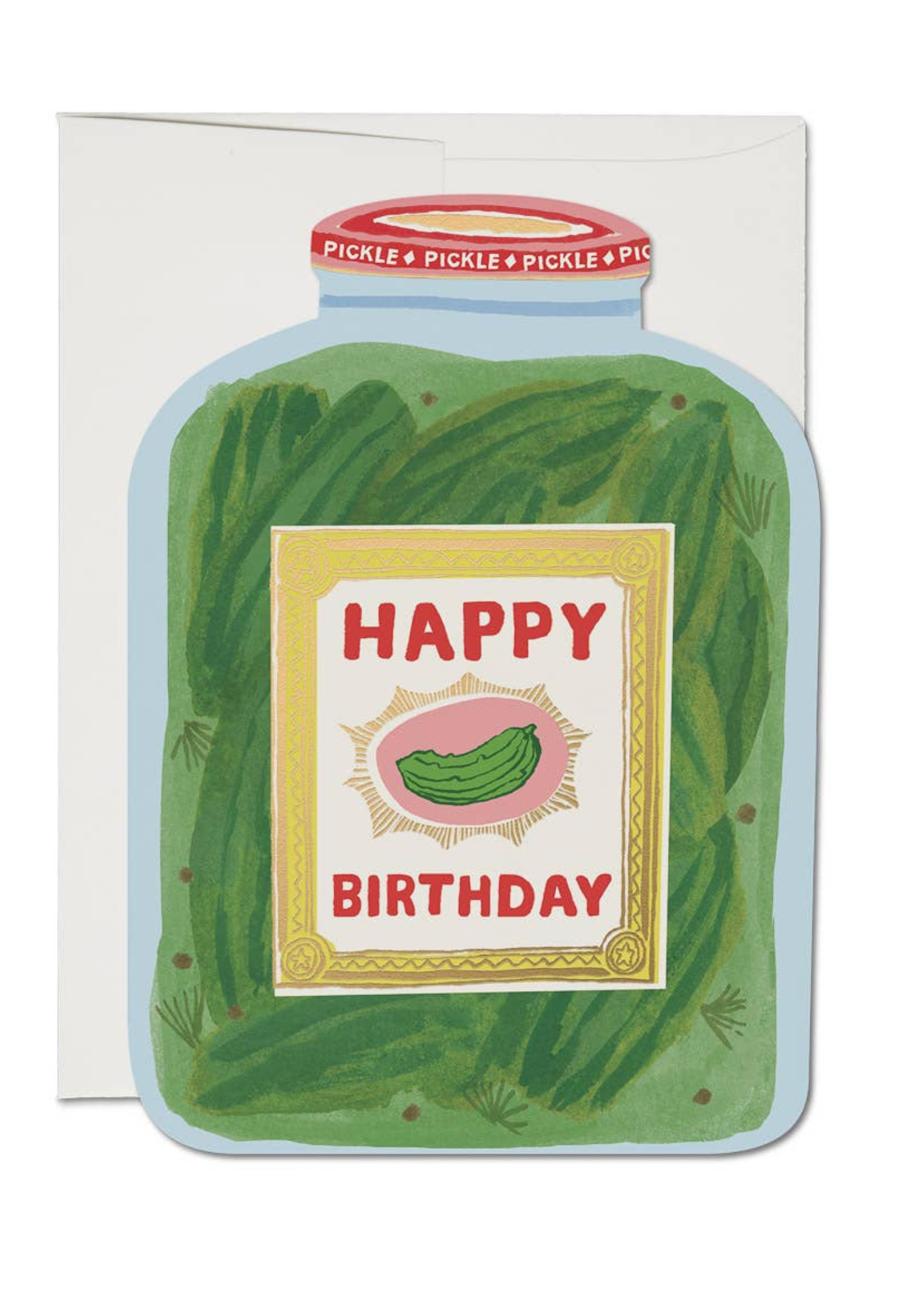 Pickle Birthday Greeting Card