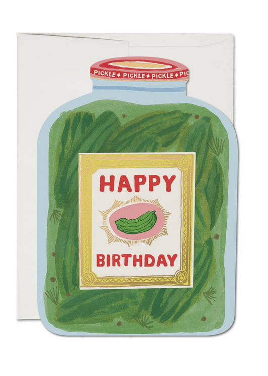 Pickle Birthday Greeting Card