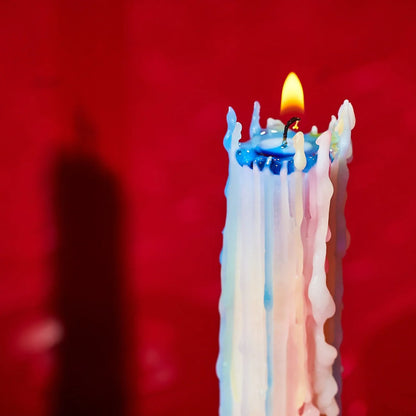 Multi-Color Drip Taper Candles | 2 Pack
