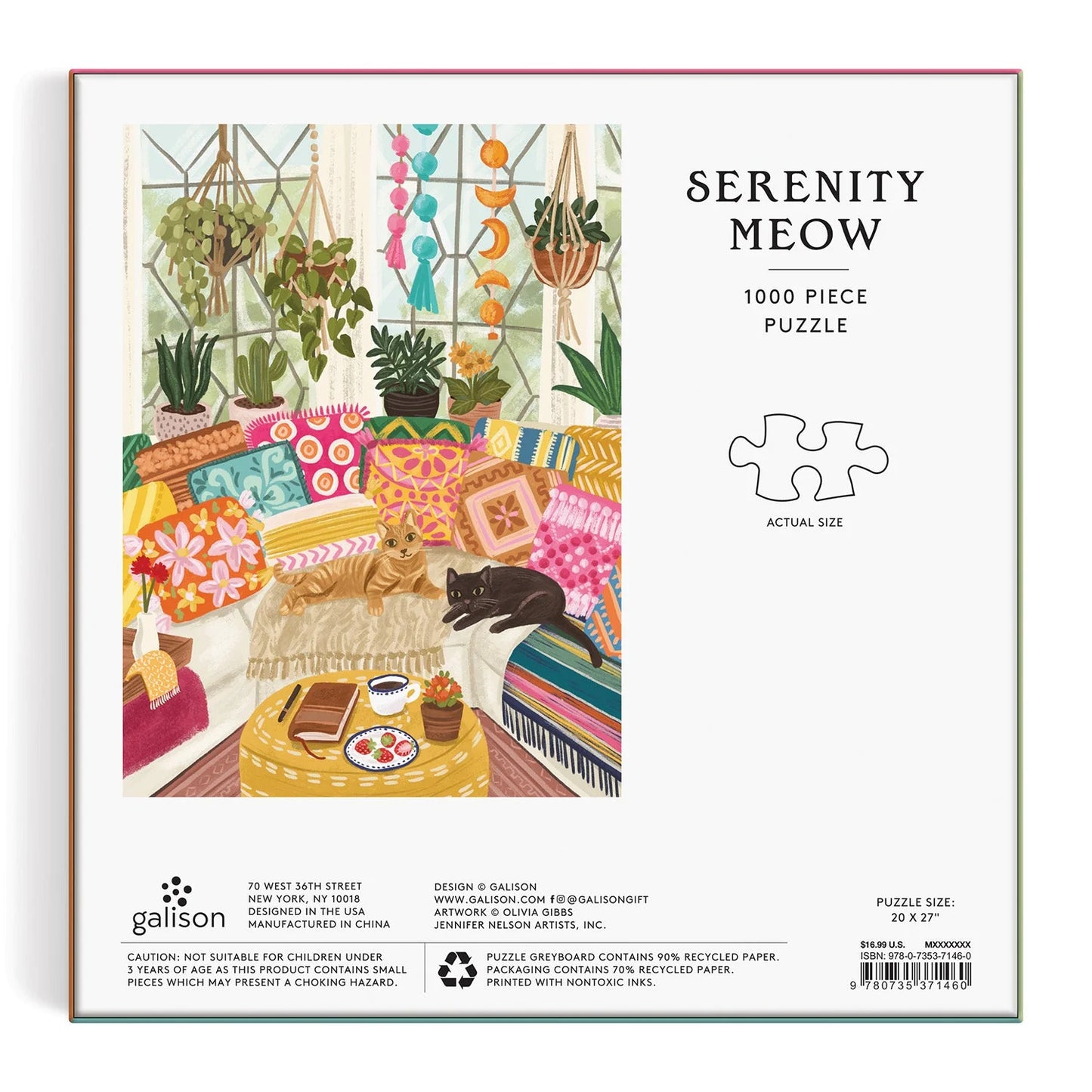 Serenity Meow Puzzle | 1000 Pieces