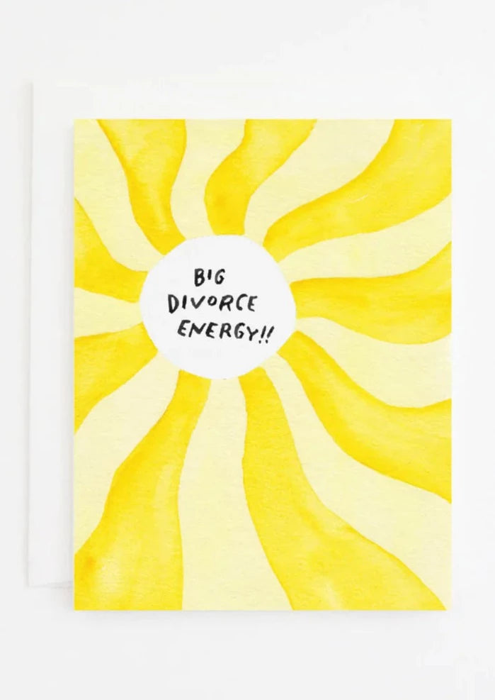 Big Divorce Energy Card