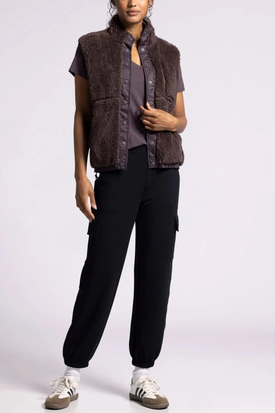 The Skylar Vest | Raisin