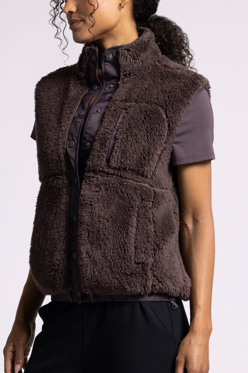 The Skylar Vest | Raisin