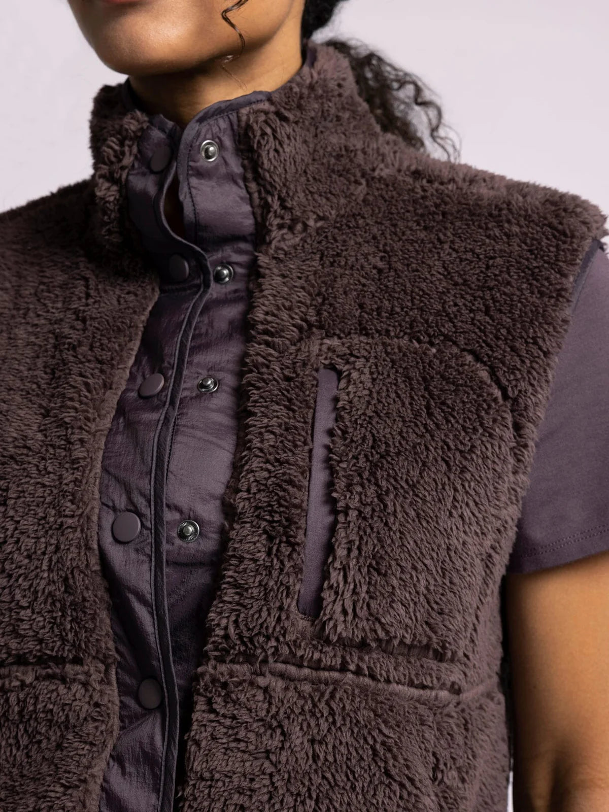 The Skylar Vest | Raisin