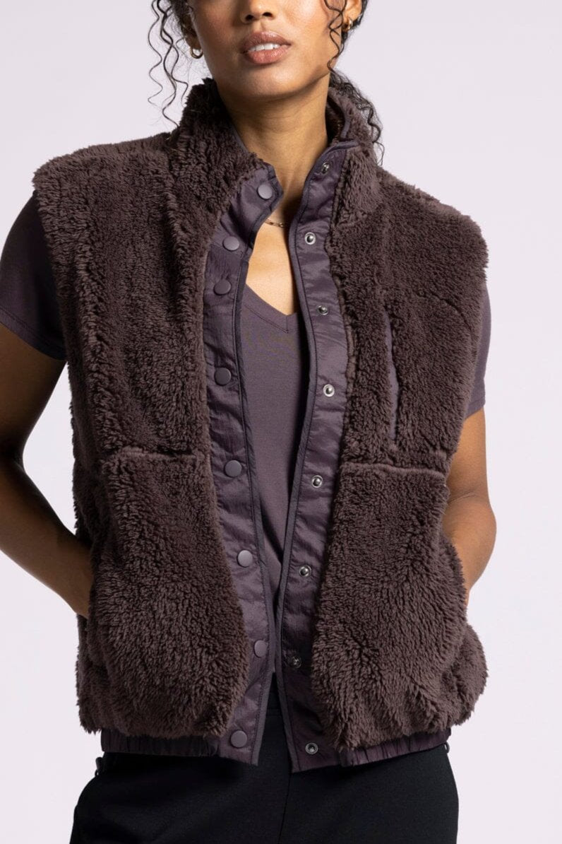 The Skylar Vest | Raisin