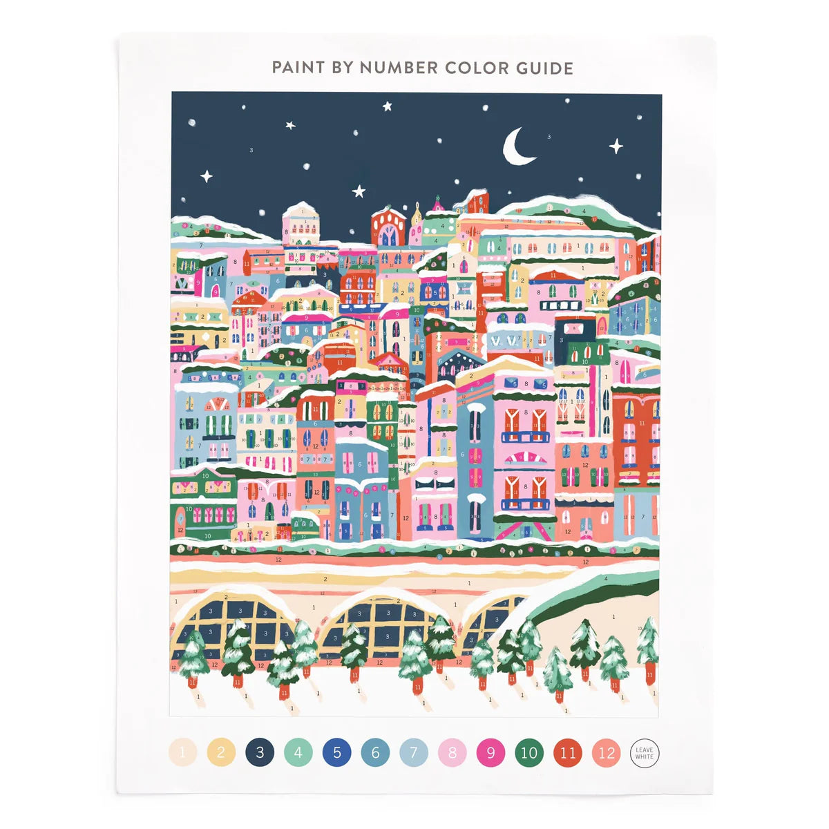Paint By Numbers | Snowy City