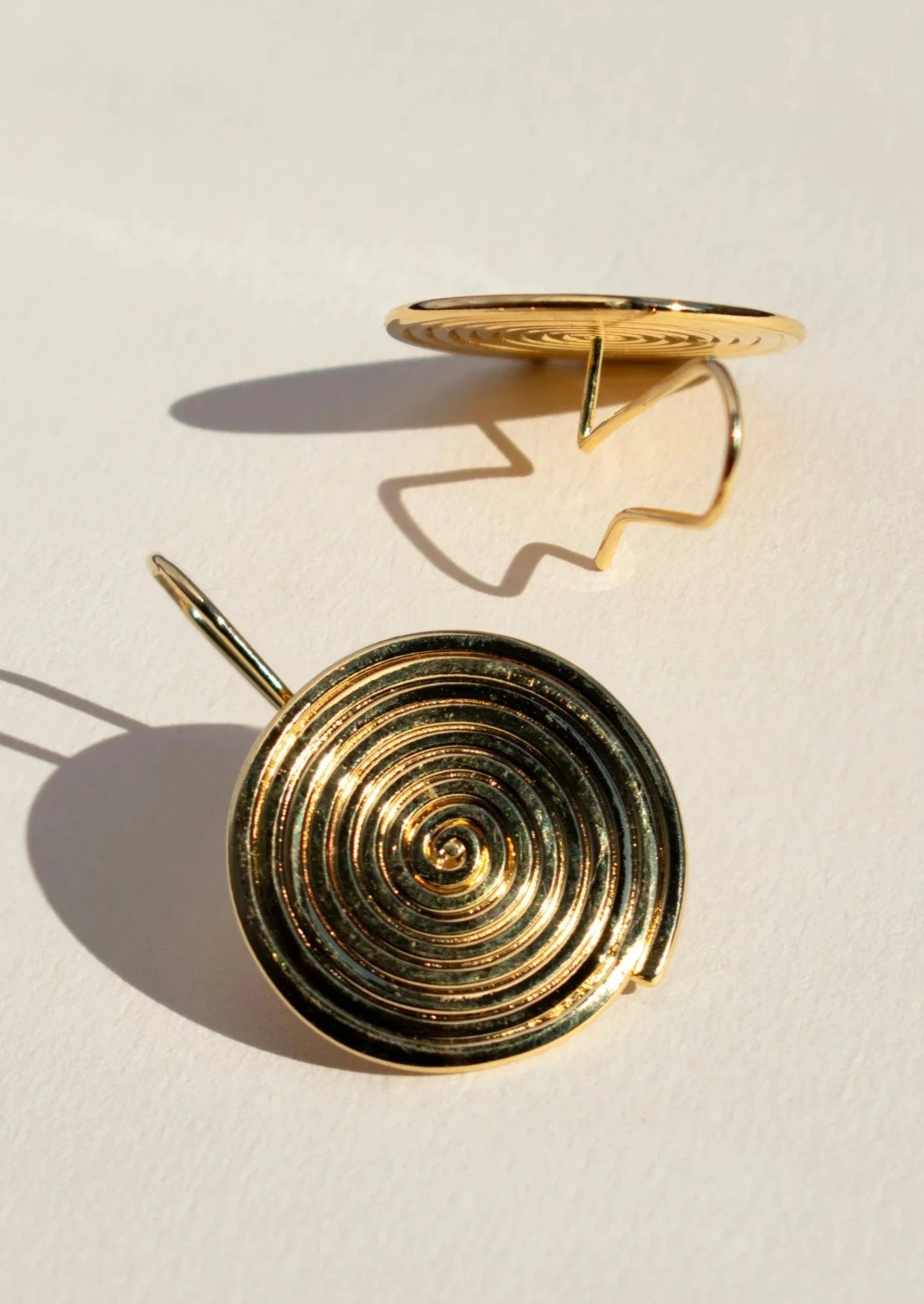 The Spiral Hook Earrings