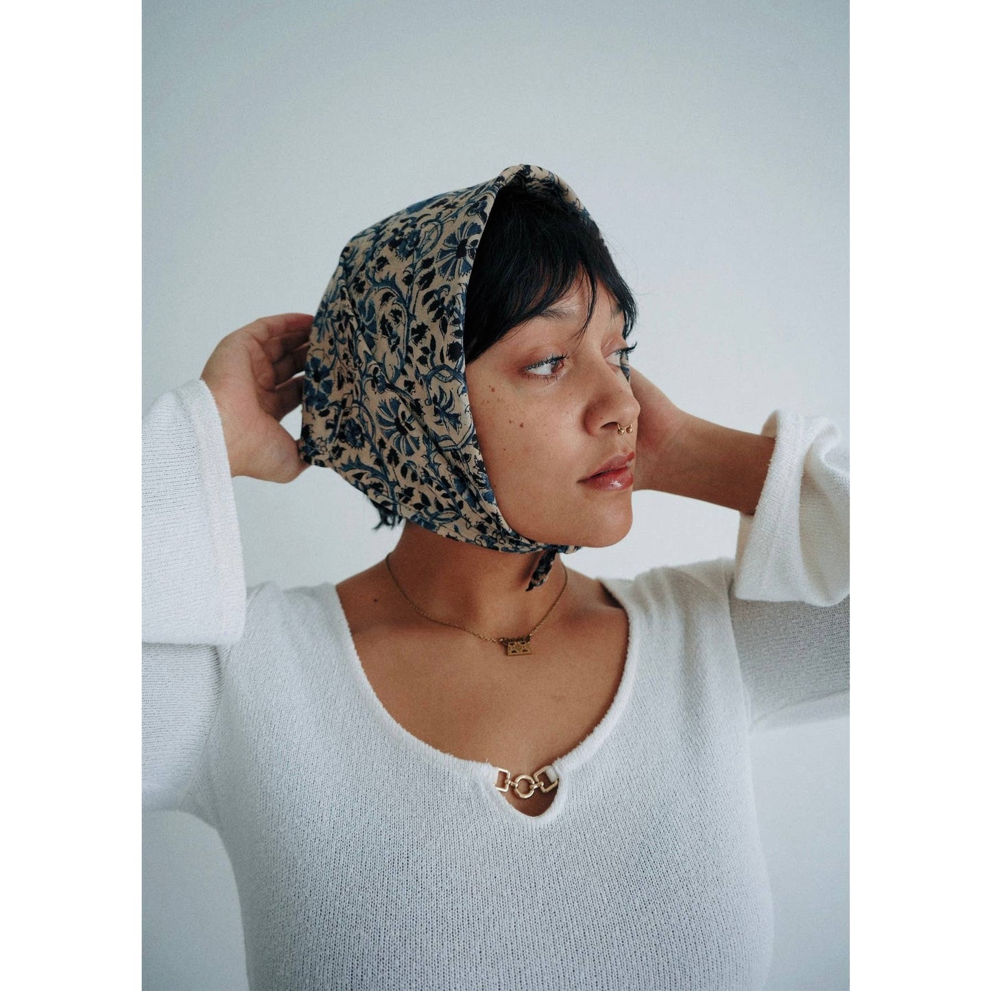 Kalamkari Cotton Bandana | Sprouting Seeds