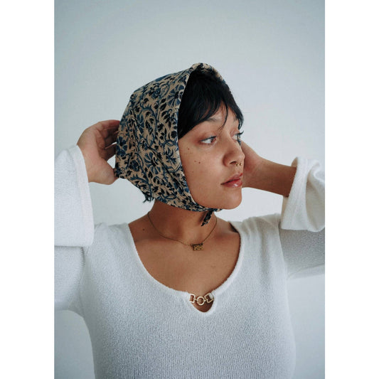 Kalamkari Cotton Bandana | Sprouting Seeds