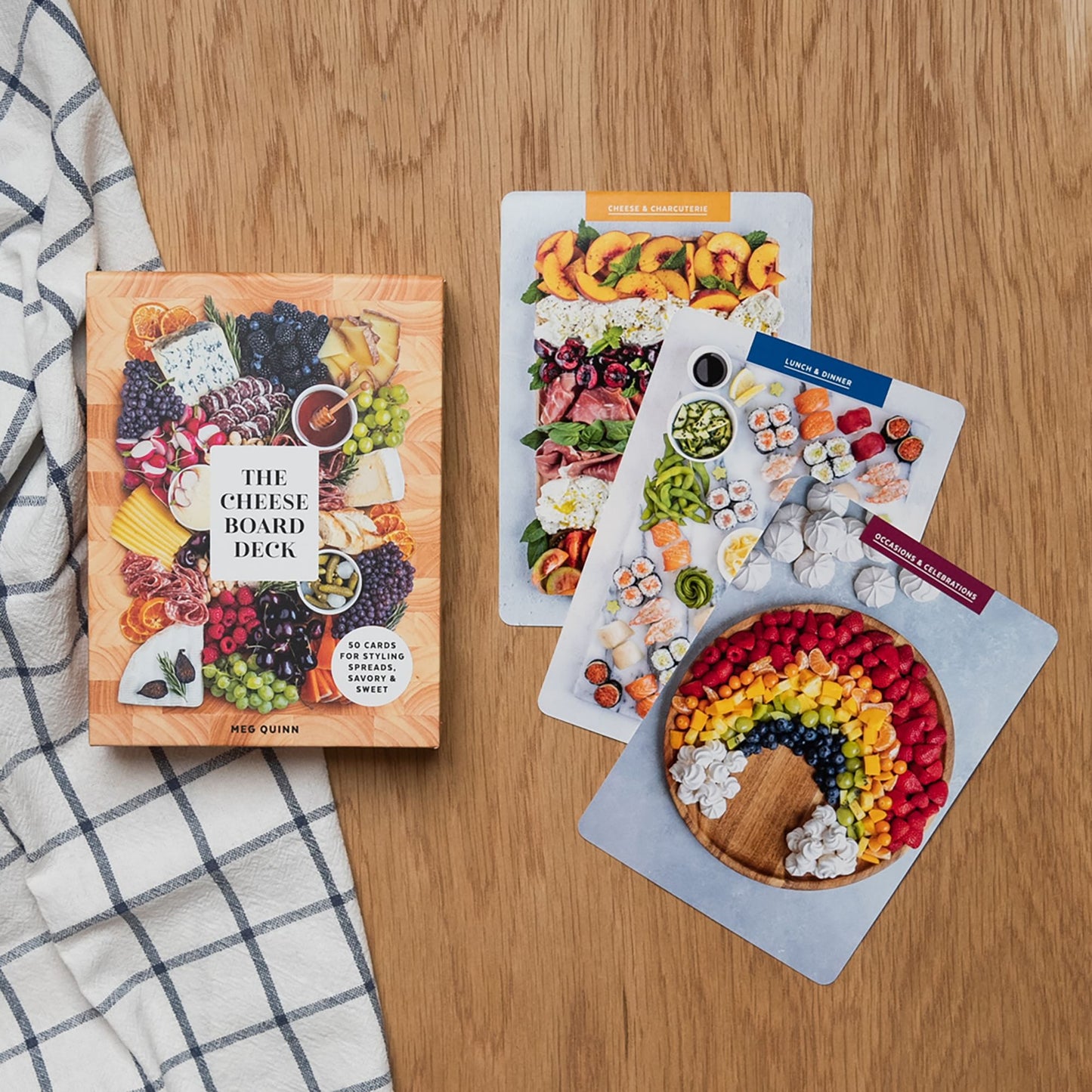 The Cheese Board Deck: 50 Cards for Styling Spreads, Savory and Sweet