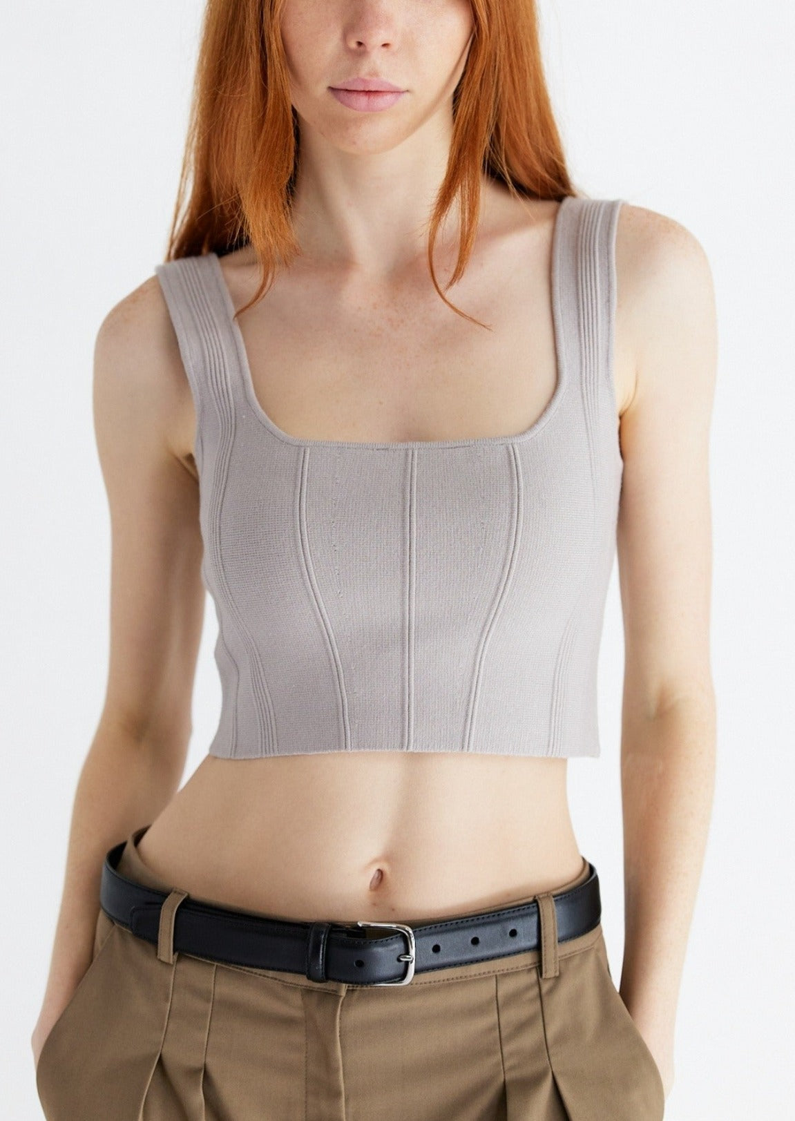 The Millie Top | Grey