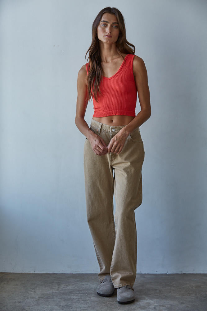 Essential Reversible Brami | Tomato