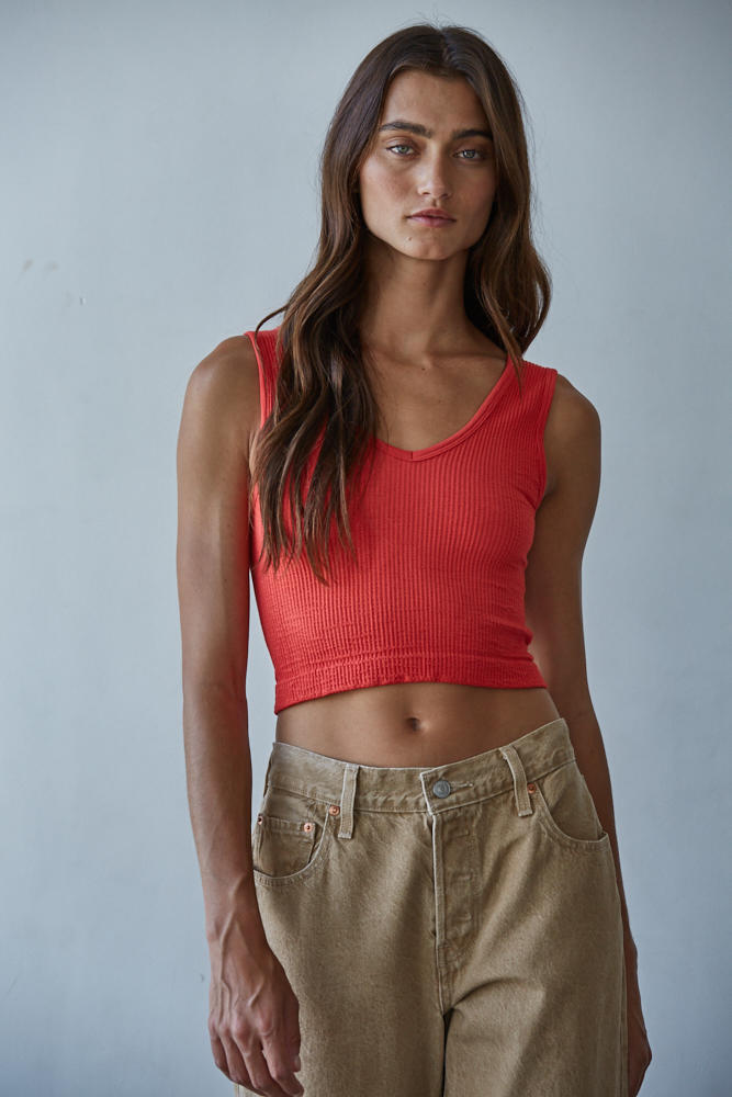 Essential Reversible Brami | Tomato