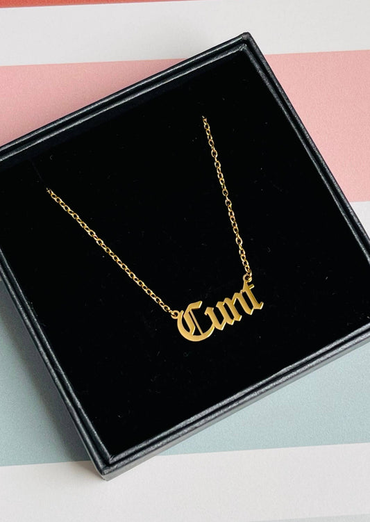C*nt Necklace | Gold