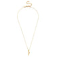 Tiny Gold Serpent Necklace