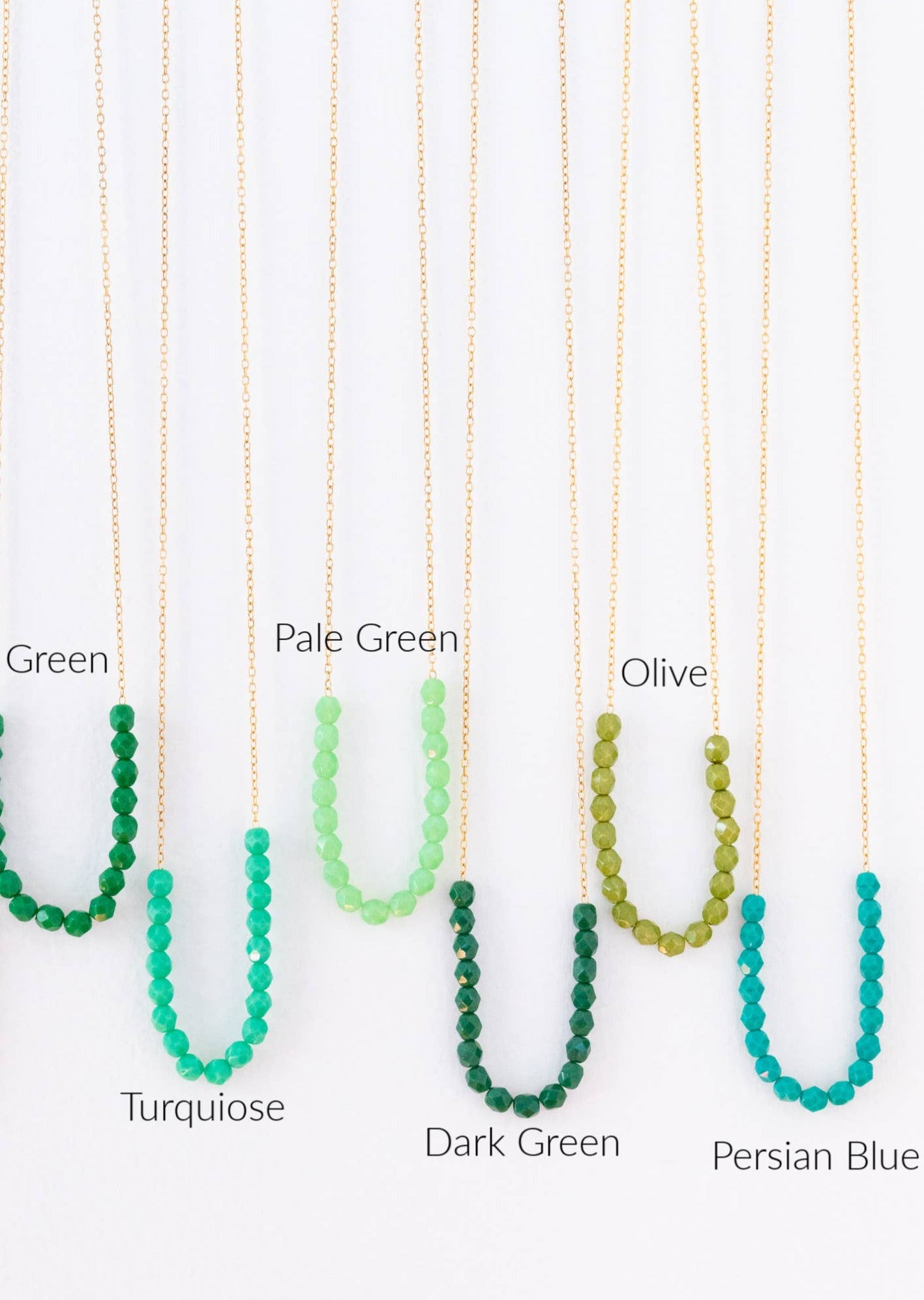Colorful Bead Necklace | Olive