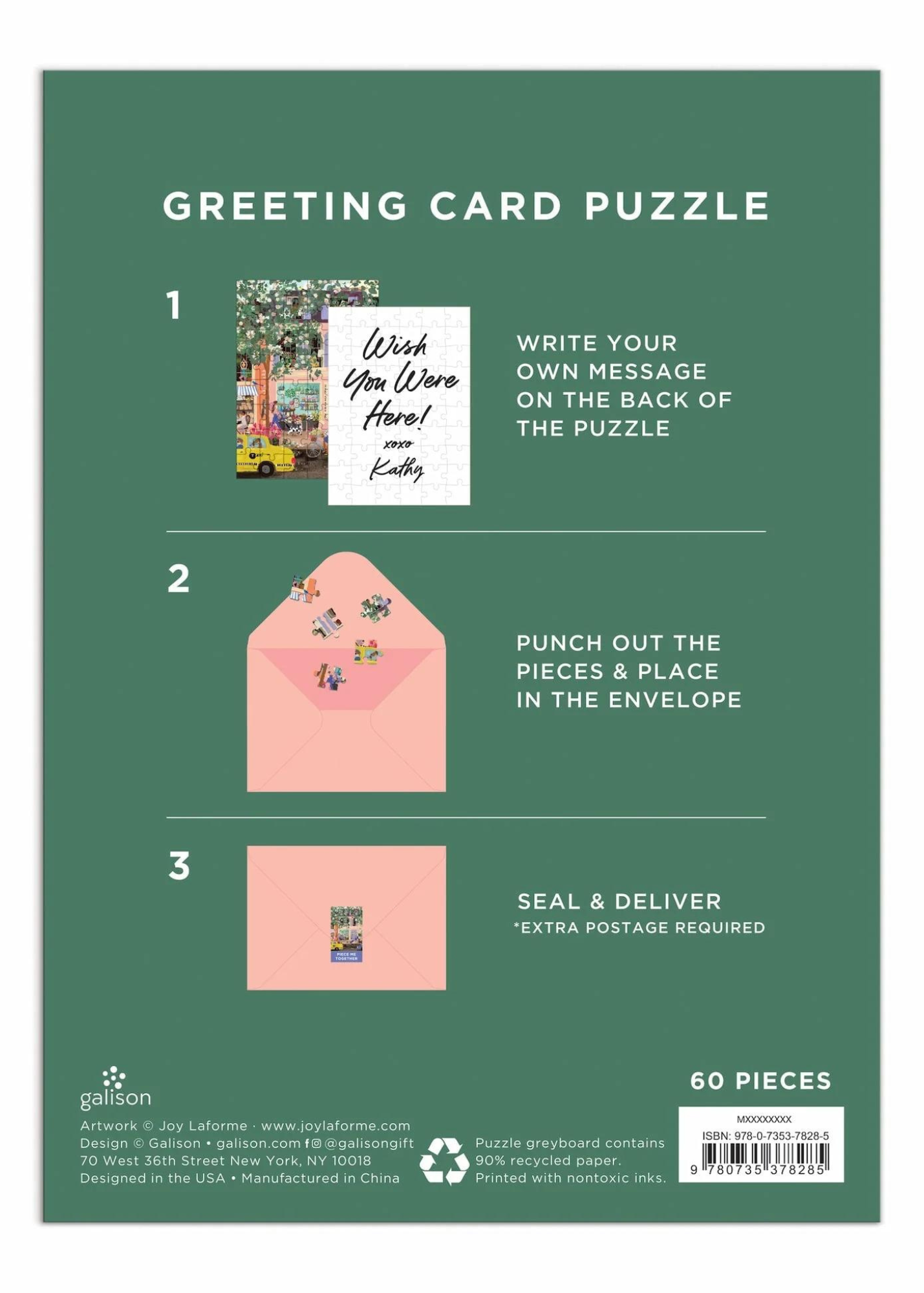 Spring Street Greeting Card | 60 Piece Puzzle