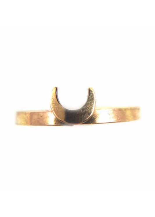 Small Moon Stacker Ring