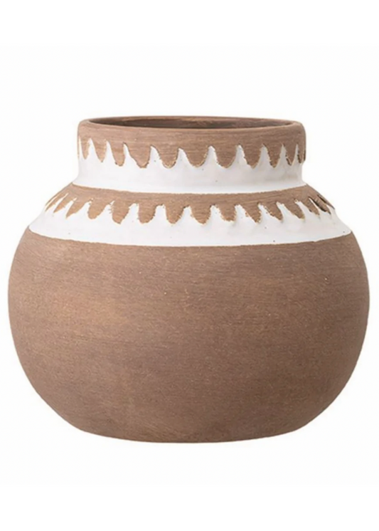 Terracotta Pattern Pot