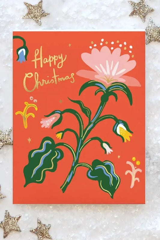 Holiday Flower Card