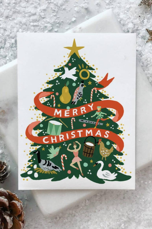 Twelve Days Tree Card