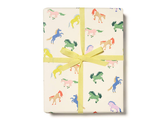 Wild Horses Rolled Gift Wrap