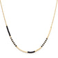 Japanese Seed Bead Necklace | Black & Bone