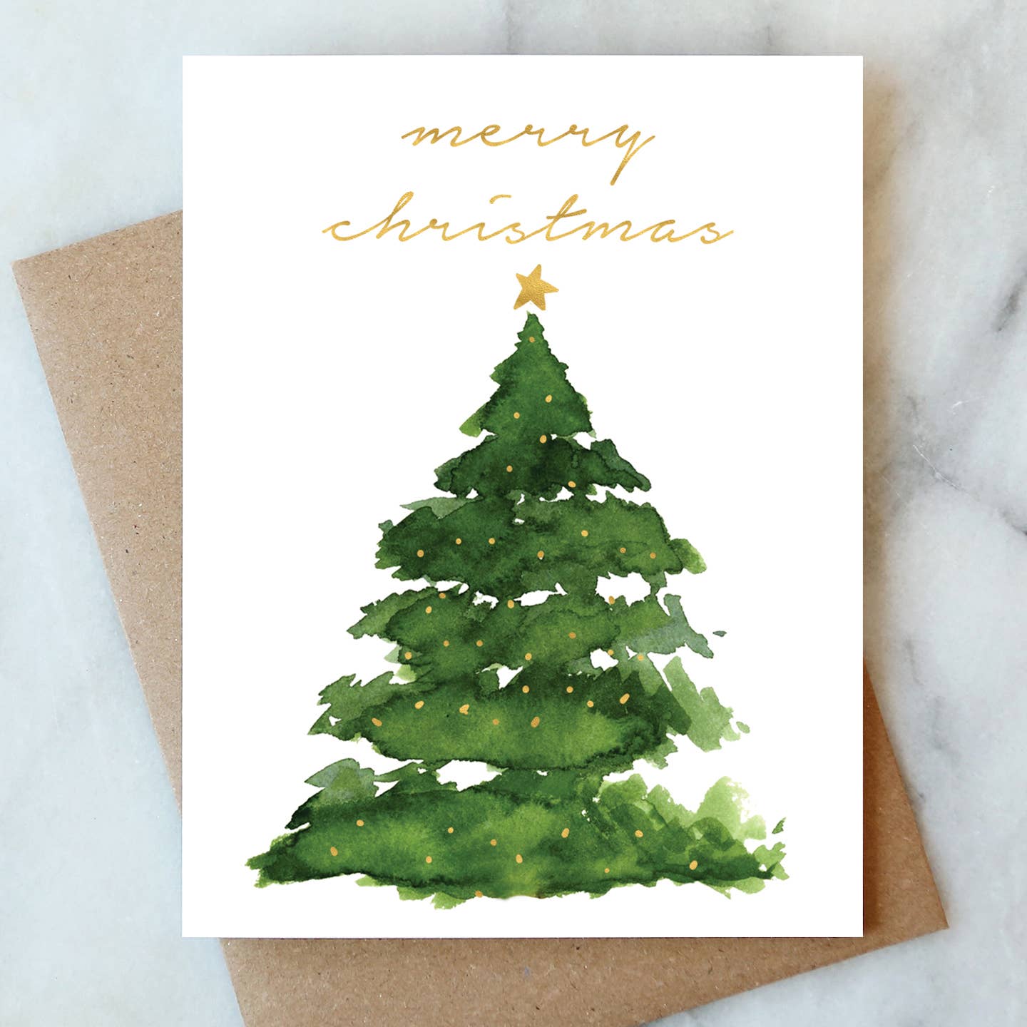 Merry Christmas Tree Card
