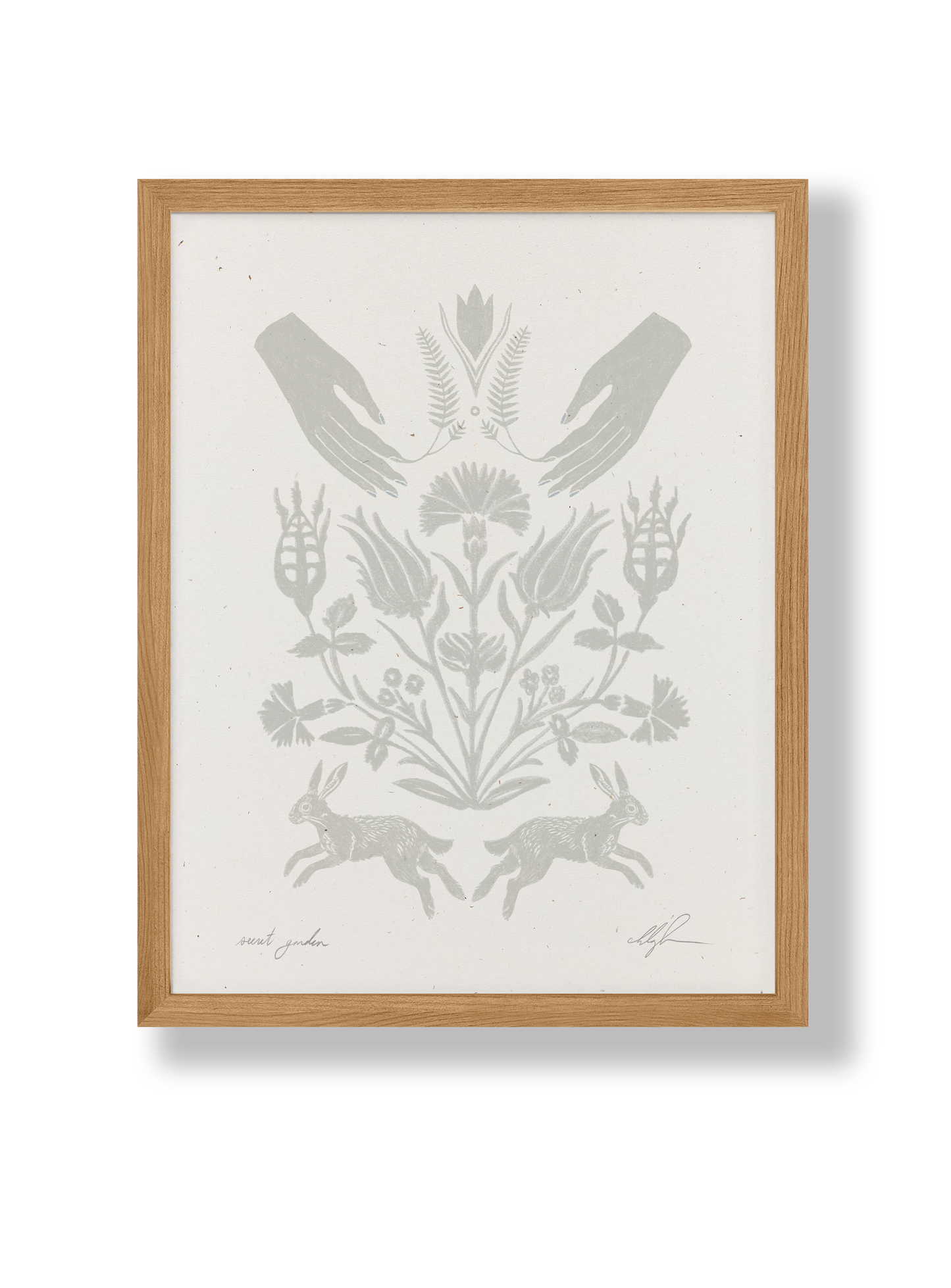 Secret Garden Art Print | 8.5 x 11