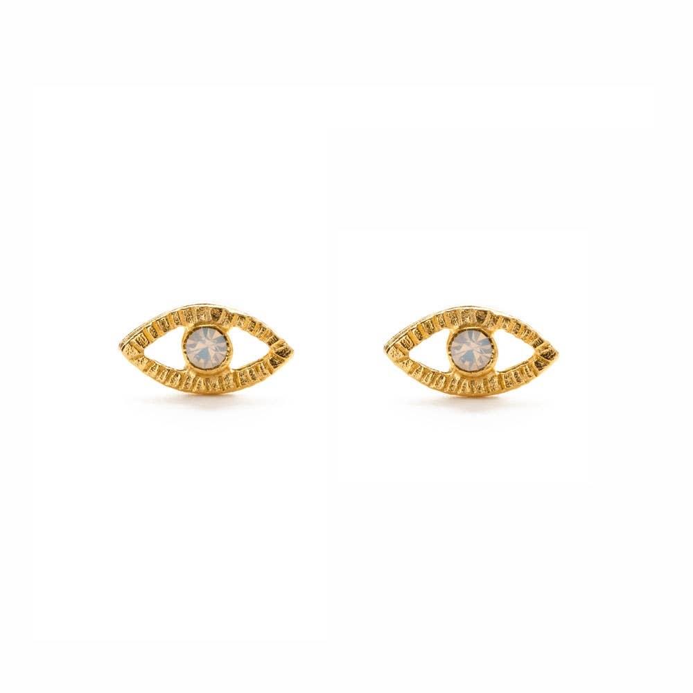 Eye of Protection Studs | Opal