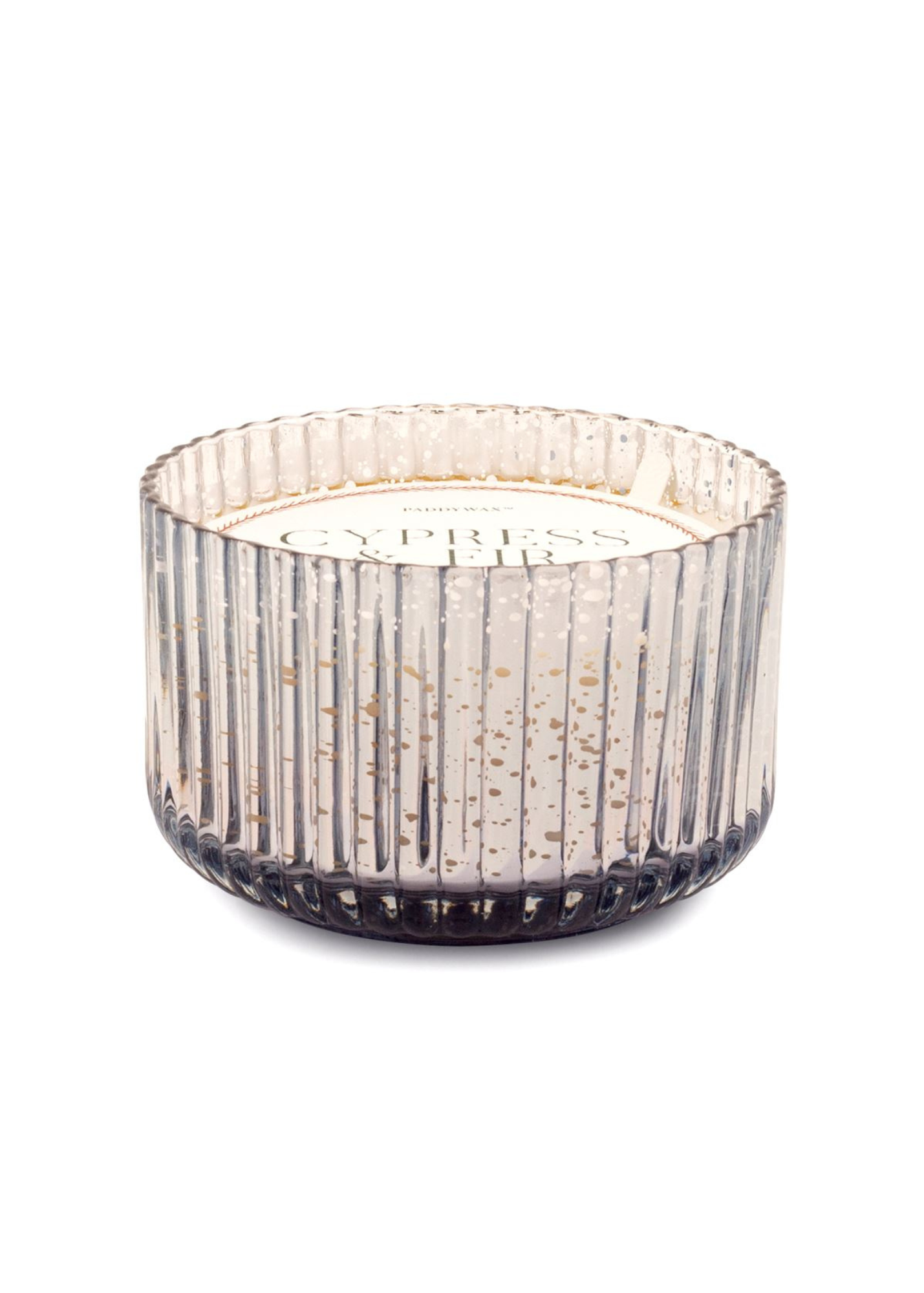 Cypress & Fir Silver Mercury Glass Candle