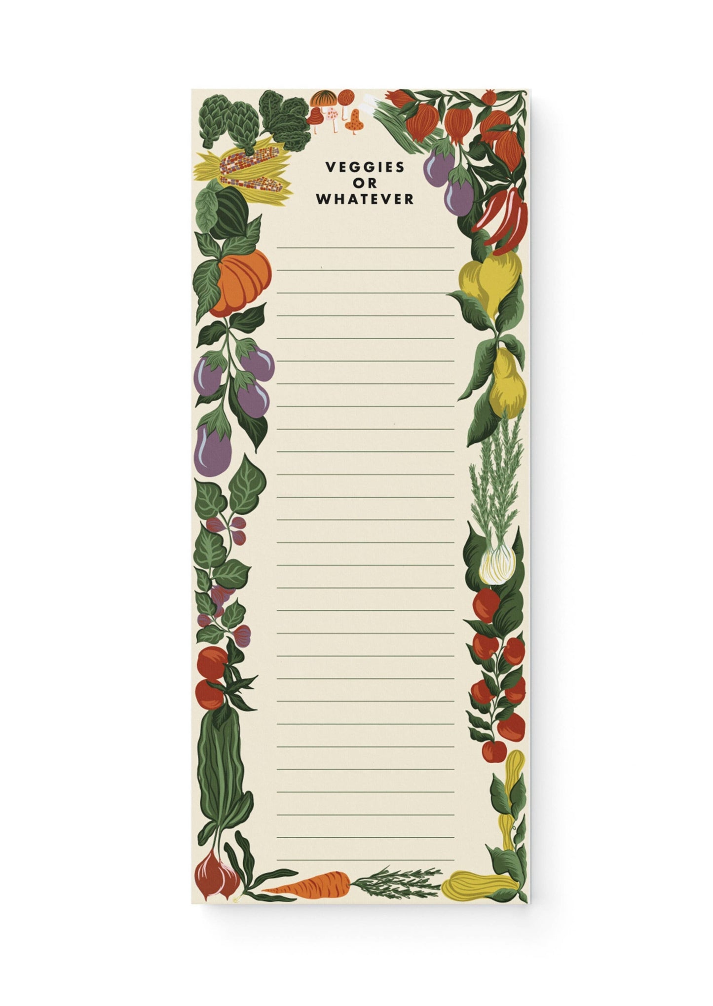 Veggies or Whatever Market Notepad