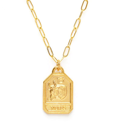 Zodiac Dog Tag Necklace