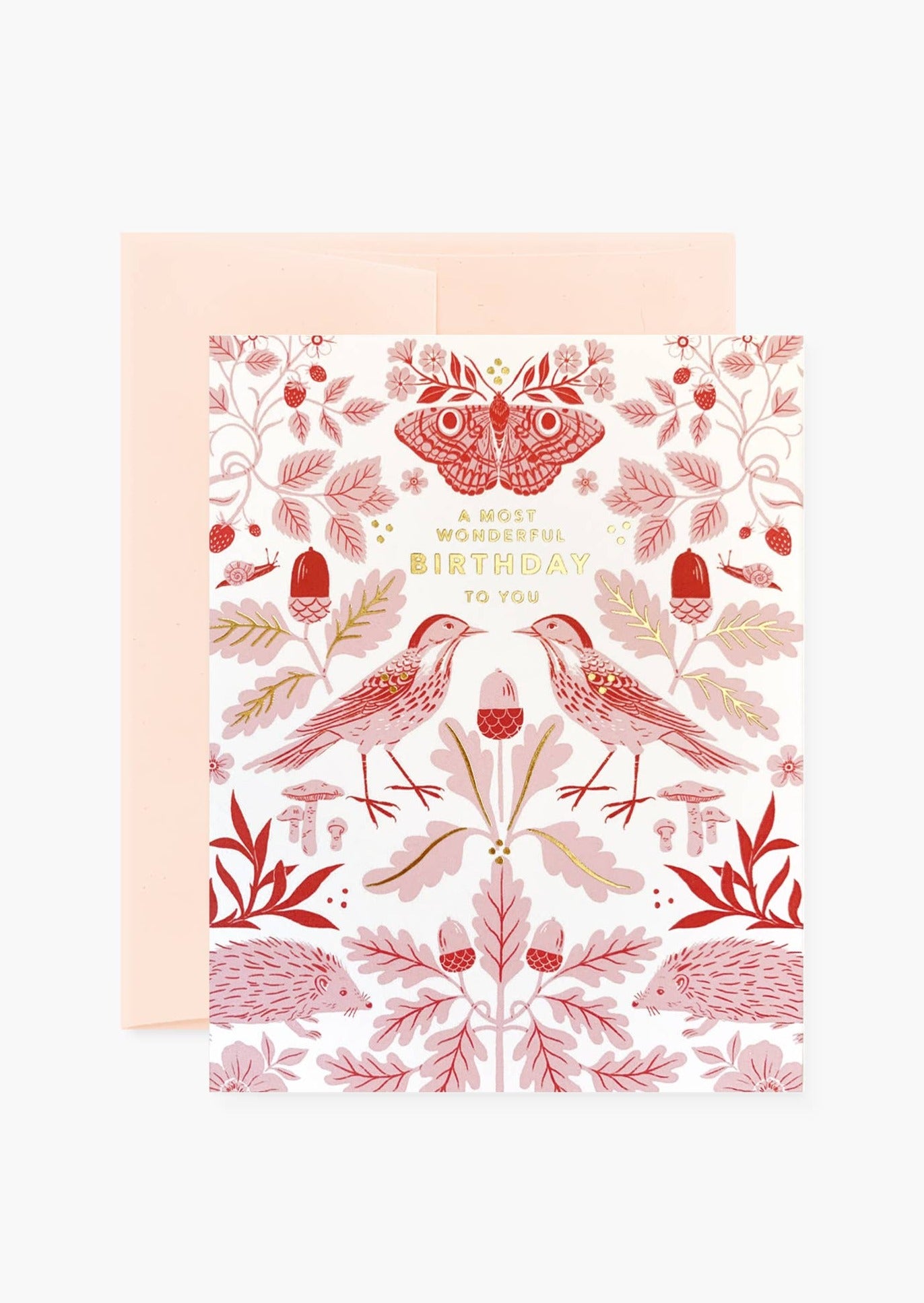 Flora & Fauna Birthday Card