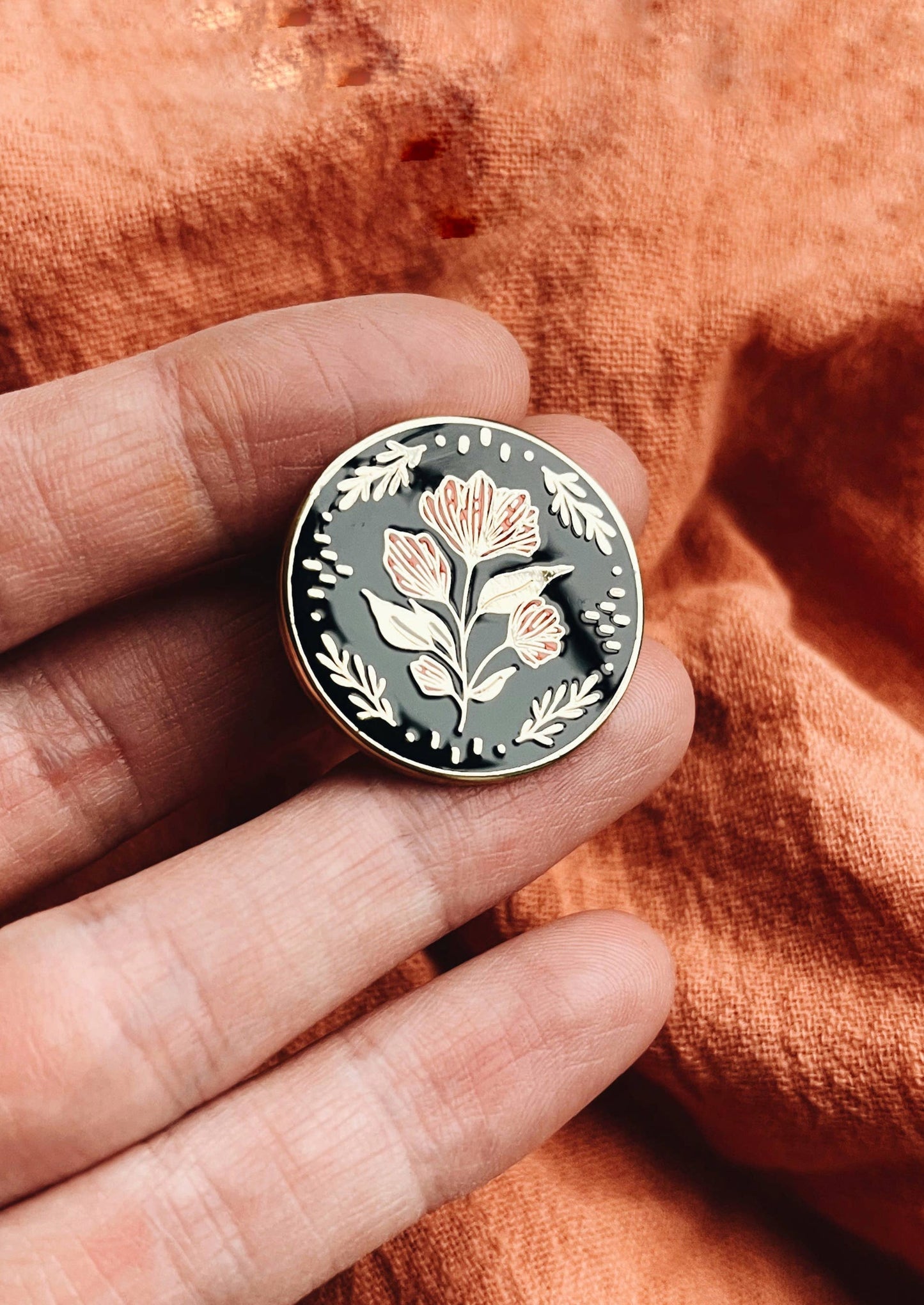 Mini Sacred Flower Enamel Pin
